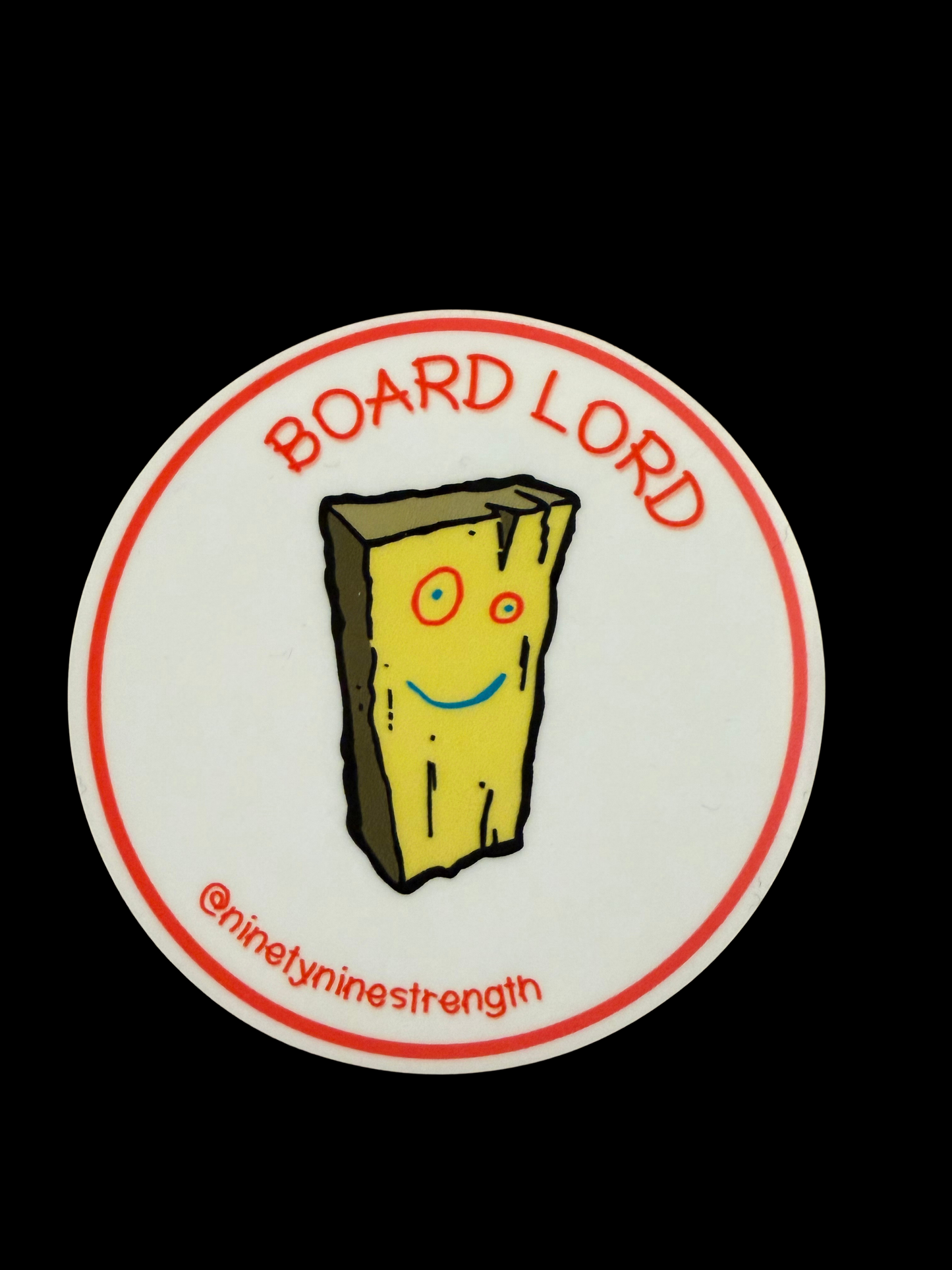 Plank Board Lord sticker
